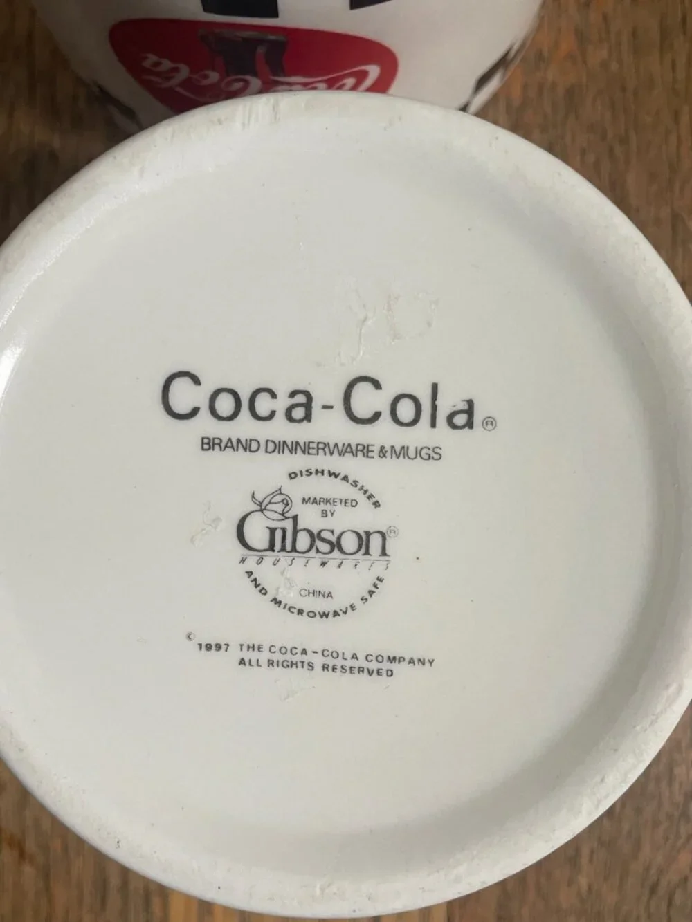 Coca-Cola Vintage Mugs 1997 by Gibson
